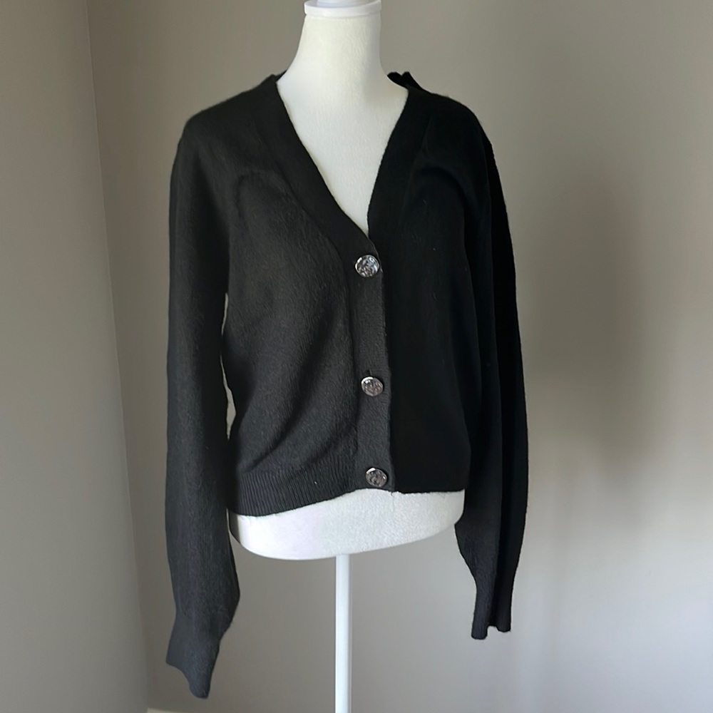 H&M Black Cardigan. Size M